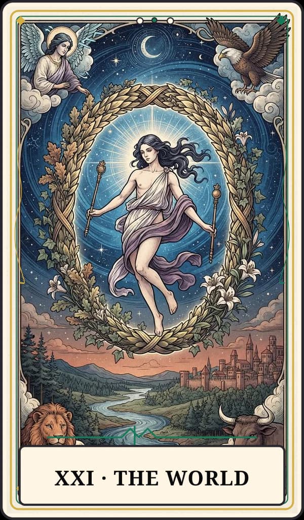 The World Tarot card